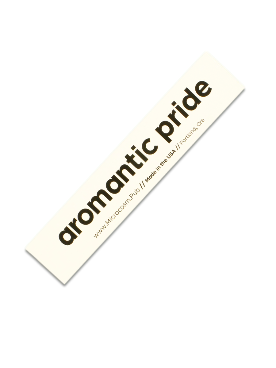 Aromantic Pride Sticker