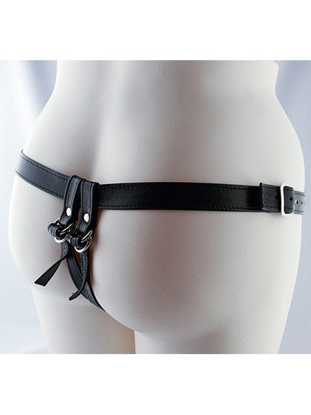 Aslan Leather Fave Plug Harness g-string - Come As You Are