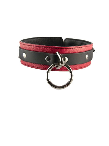 Aslan Leather Jaguar Collar Red - Come As You Are