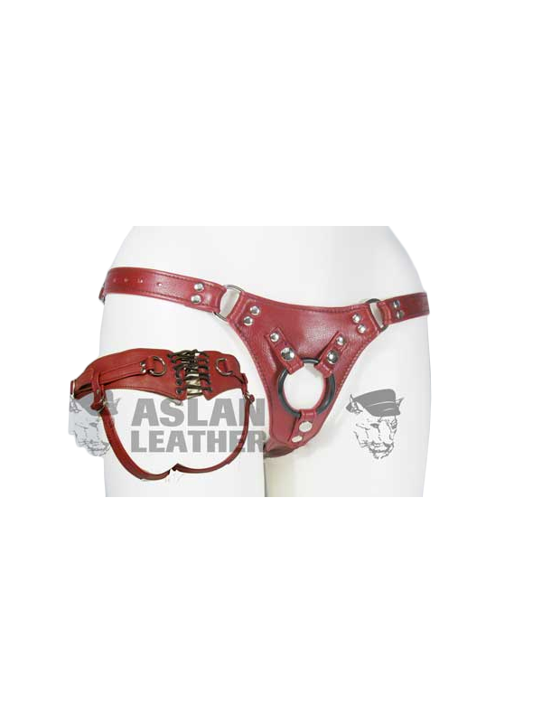 Aslan Leather Minx Harness cherry - Come As You Are