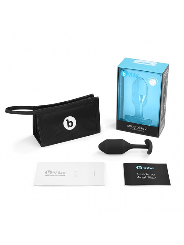 b-Vibe Snug Plug 2 with accessories - Come As You Are