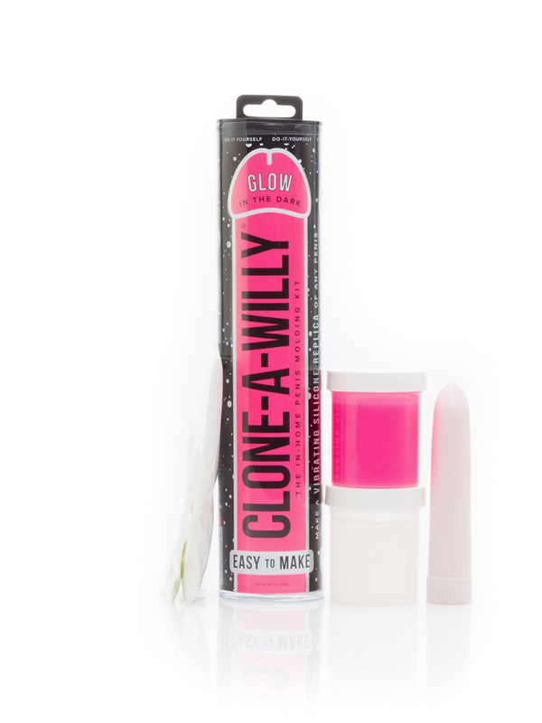 Clone-A-Willy Glow Vibrating Molding Kit Pink - Come As You Are
