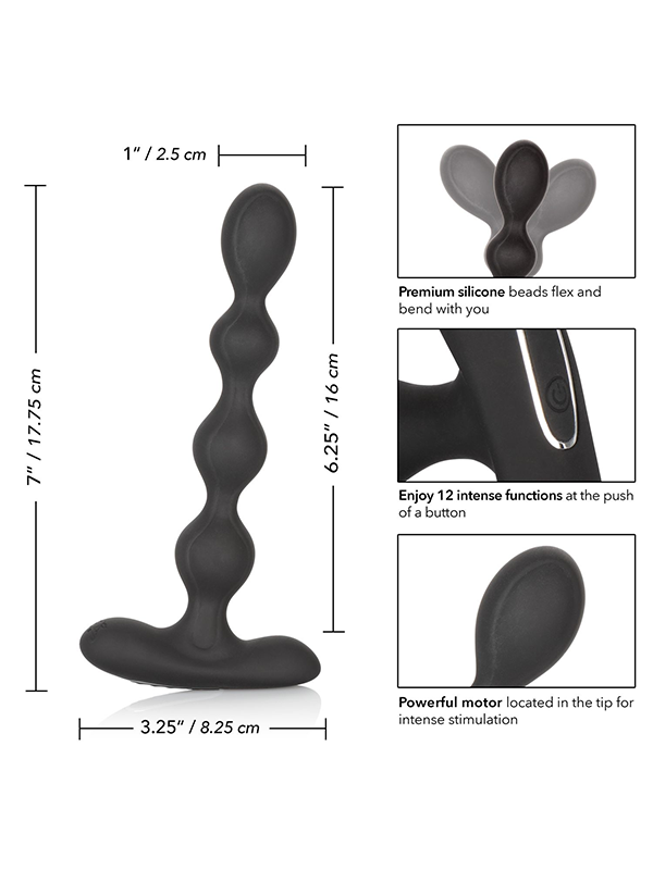 Eclipse Slender Vibrating Beads Dimensions - Come As You Are