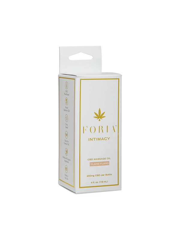 Foria Intimacy CBD Massage Oil Ylang Yland - Come As You Are