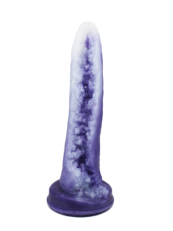 Form Function Geode Dildo Purple Front - Come As You Are