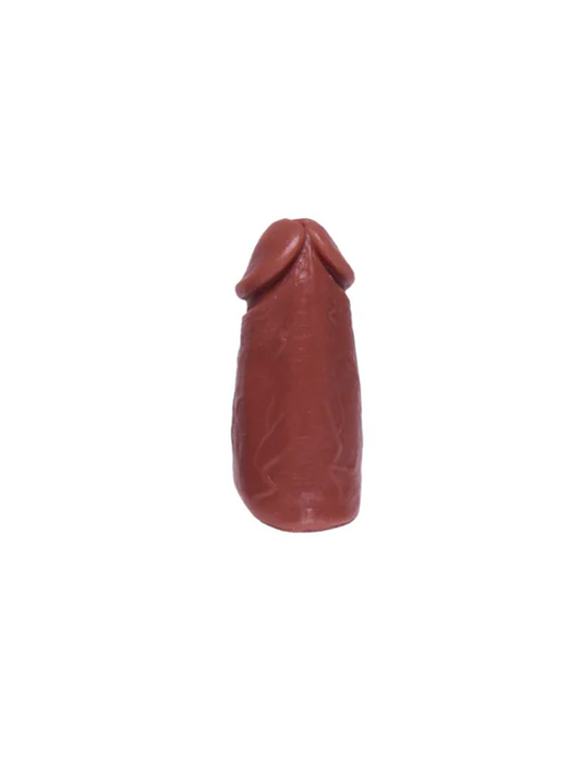 PeenPocket Silicone Pleasure Sleeve Chocolate