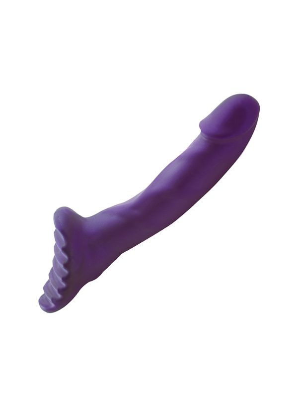Fuze Velvet Silicone Dildo in Purple - Come As You Are