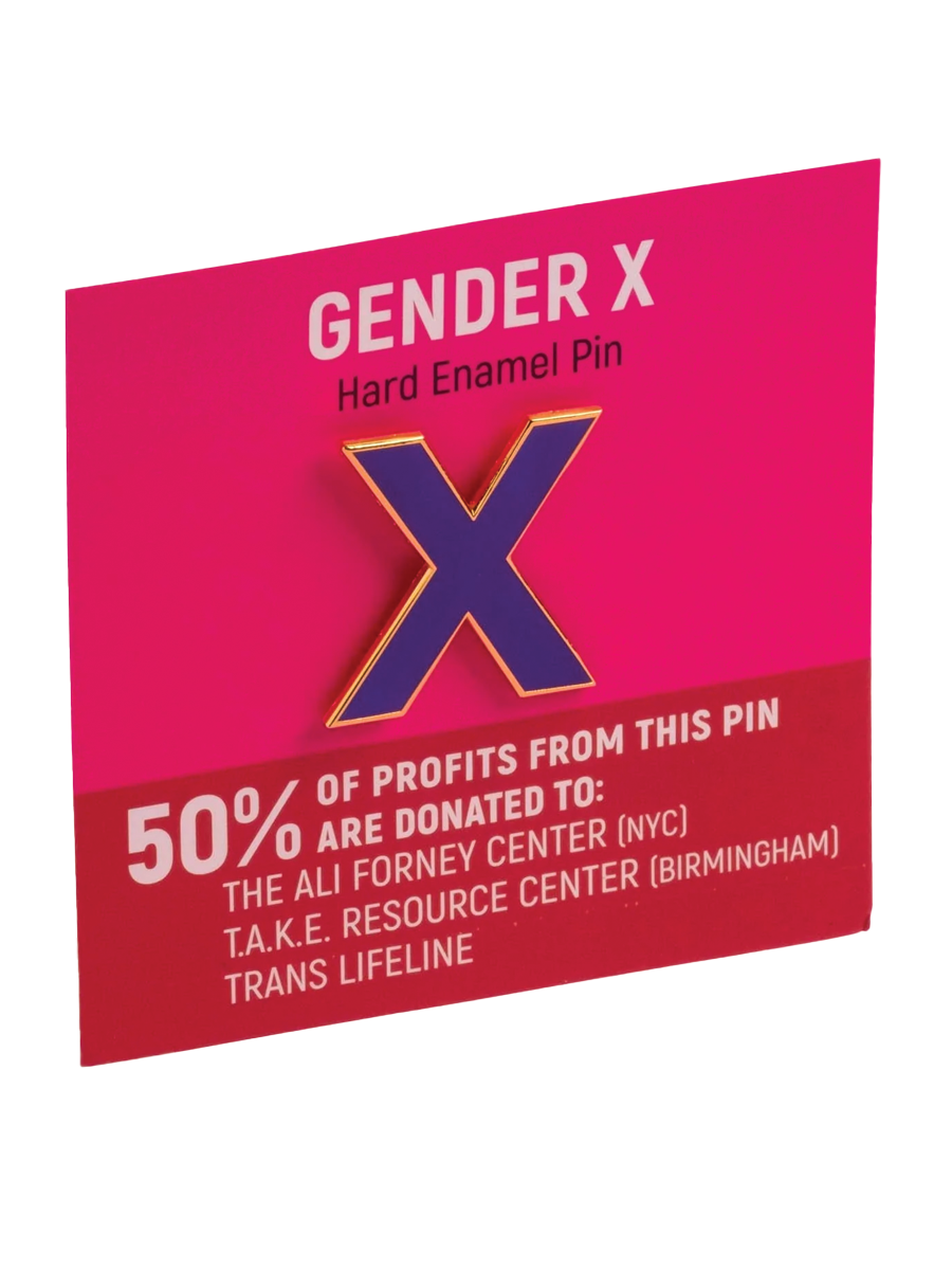 Gender X Pin in Packaging