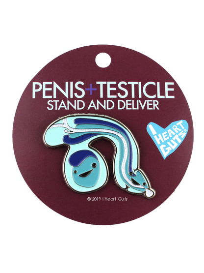I Heart Guts Penis & Testicle Pin
