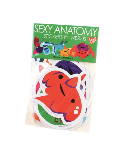 I Heart Guts Sexy Anatomy Stickers in Package