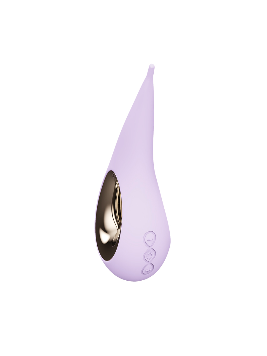 Dot vibrator from Lelo in lilac from side