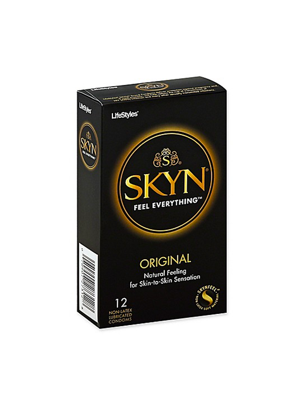 Skyn Non-Latex Condoms by Lifestyles 12 Pack