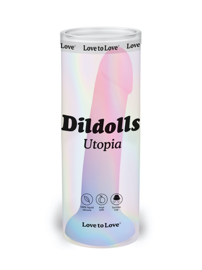 LoveToLove Utopia Silicone Dildo in packaging