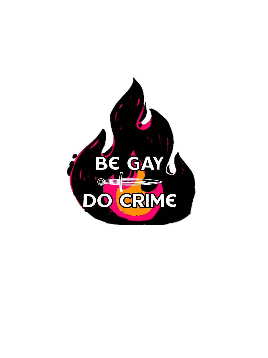 Microcosm Be Gay Do Crime Pin Art