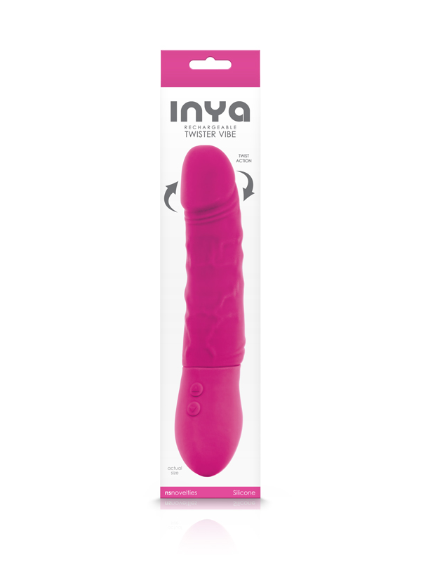 INYA Twister Rechargeable Vibe in Packaging - Come As You Are