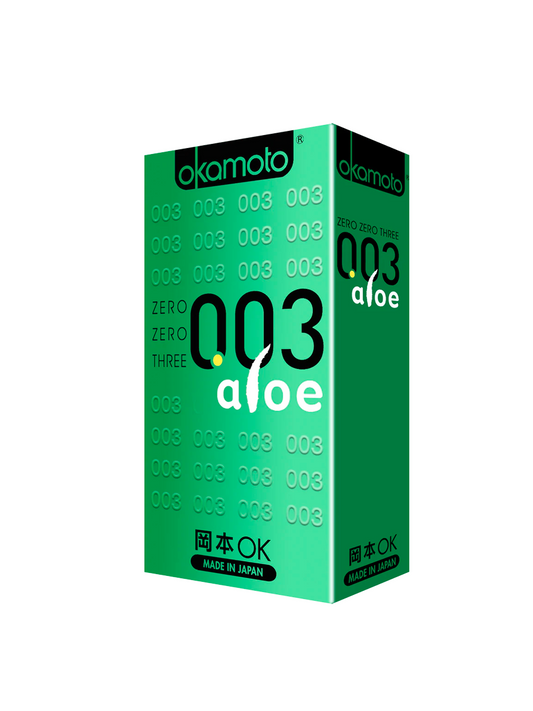 Okamoto 003 Aloe Condoms - 10 pack