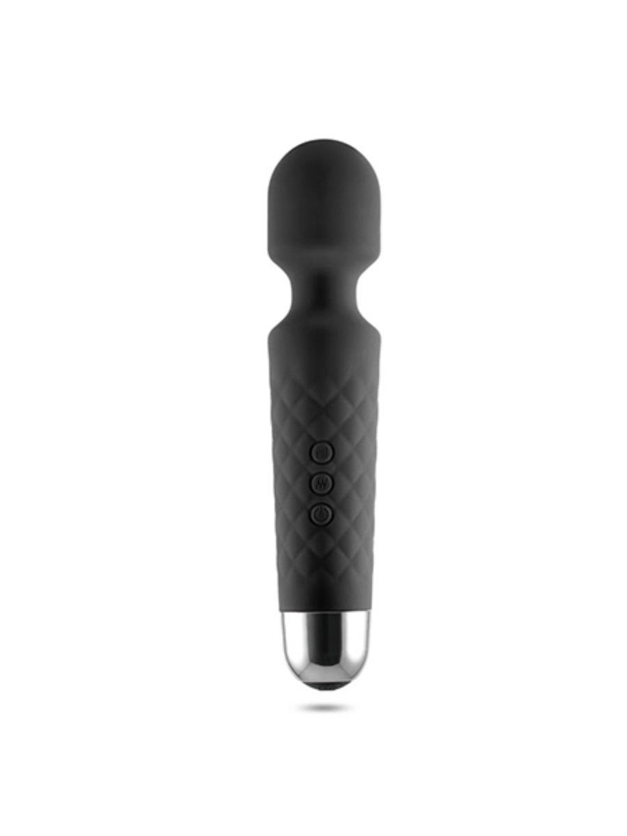 Please Satisfy Rechargeable Wand Black - Come As You Are