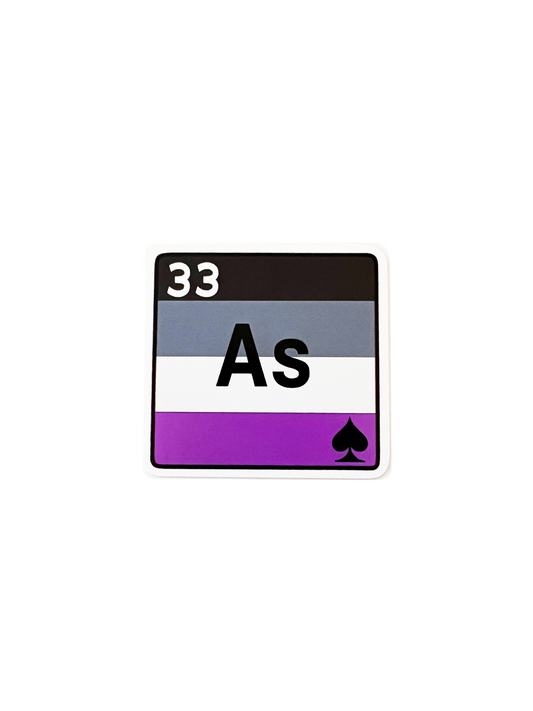 Queer Chemistry Asexual Sticker