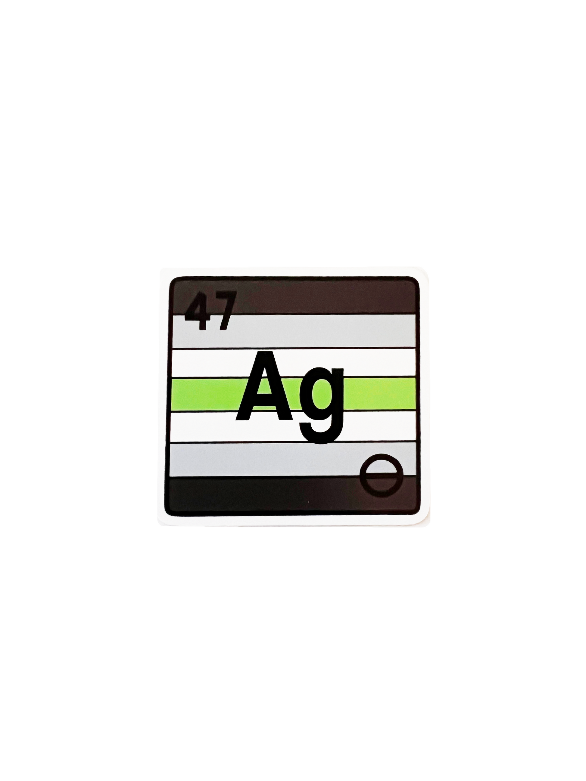 Queer Chemistry Agender Sticker