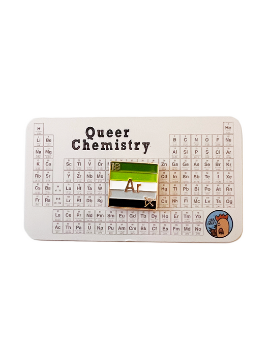 Queer Chemistry Aromantic Pin