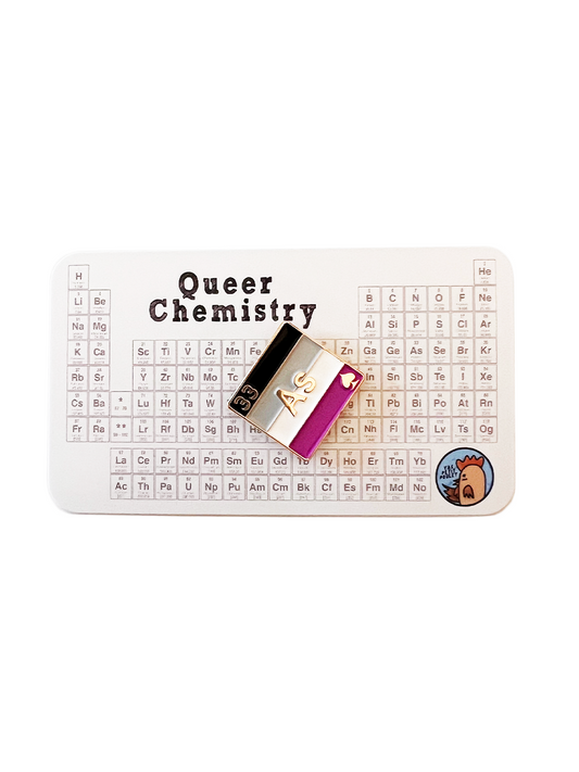Queer Chemistry Asexual Pin