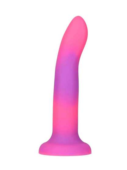 Rave Posable Glow-in-the-Dark Dildo in Pink