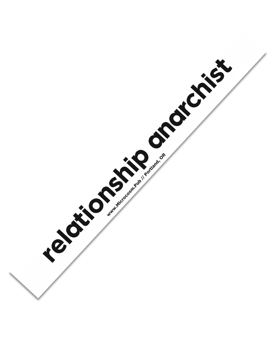 Relationship Anarchist Sticker