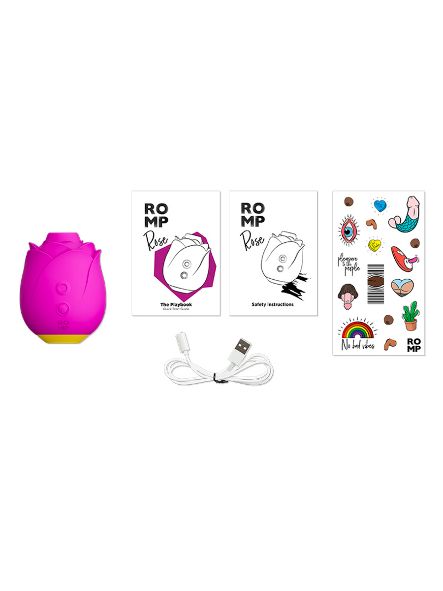 Romp Rose Suction Toy - Come As You Are
