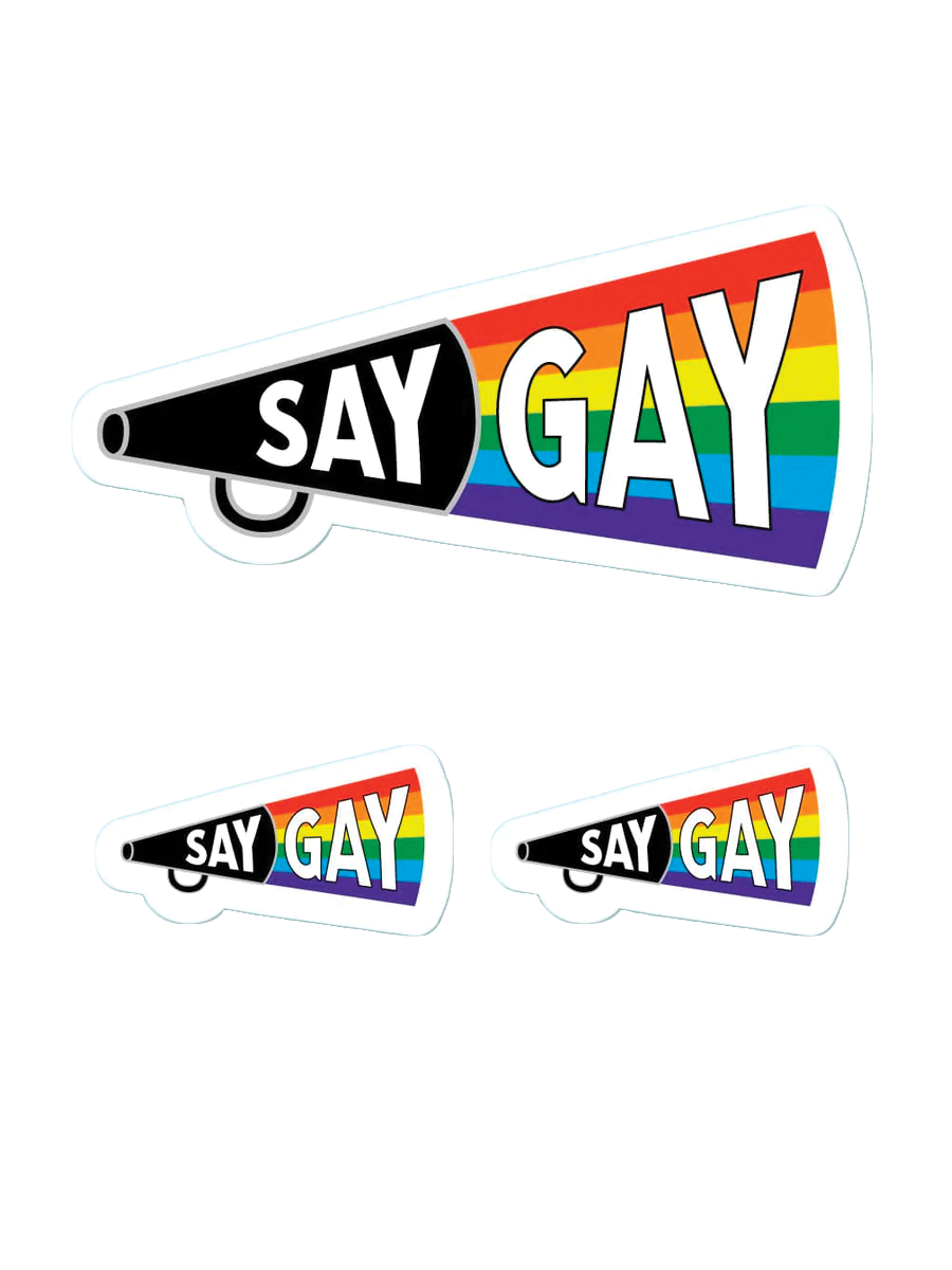 Say Gay Sticker Sheet