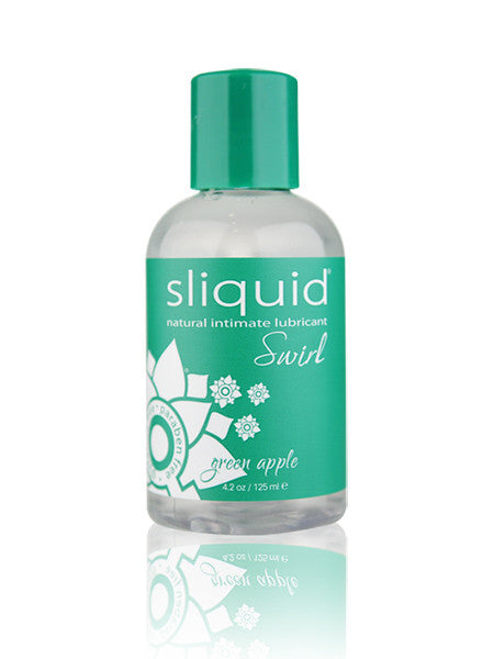 Sliquid Swirl Flavoured 4.2oz Green Apple - Come As You Are