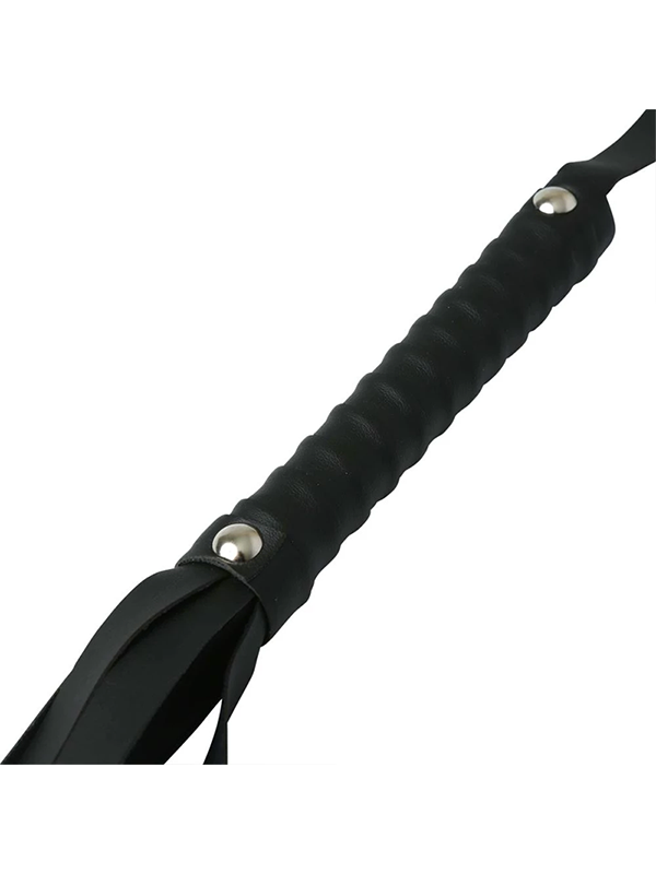 Sportsheets Faux Leather Flogger Handle - Come As You Are