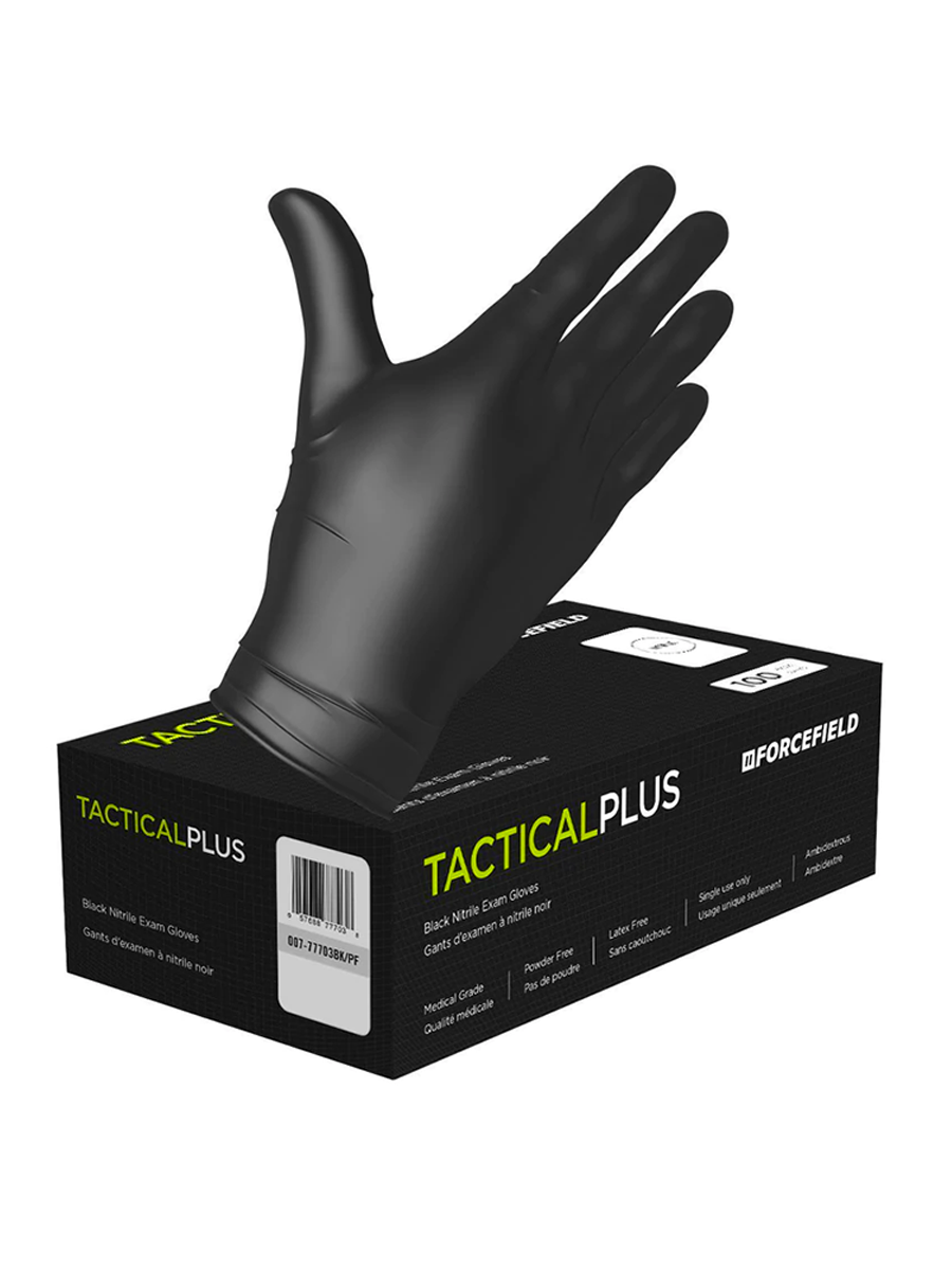 Tactical Plus Nitrile Gloves - Box of 100 in box - Come As You Are