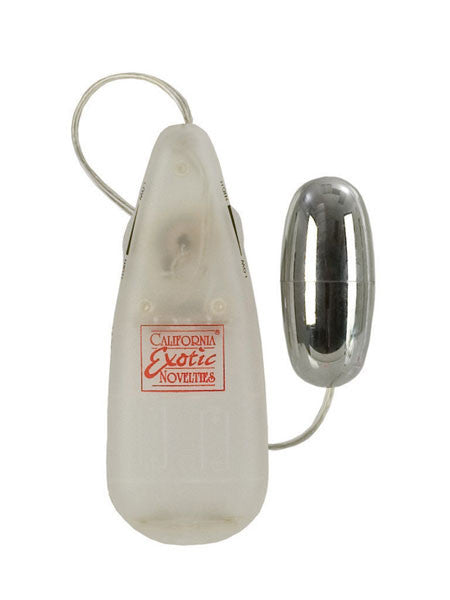 Teardrop Silver Bullet Vibrator in Clear - Come As You Are