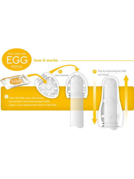 Tenga Eggs - Gel 6pk Instructions - Come As You Are