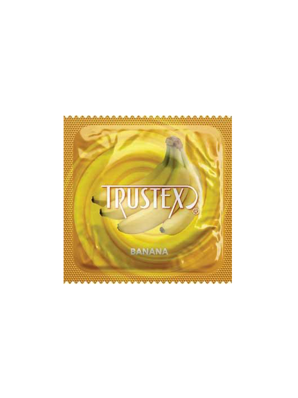 Trustex Flavoured Latex Condom Banana - Come As You Are