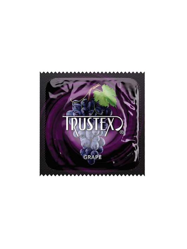 Trustex Flavoured Latex Condom Grape - Come As You Are