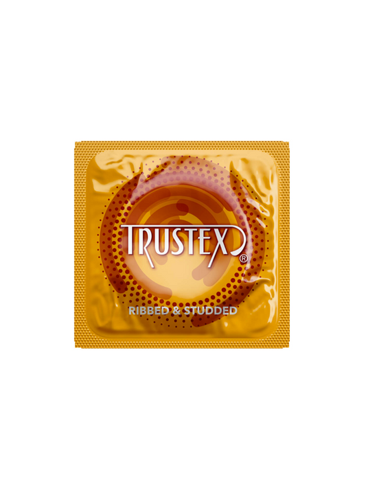 Trustex Ribbed and Studded Condom - Come As You Are
