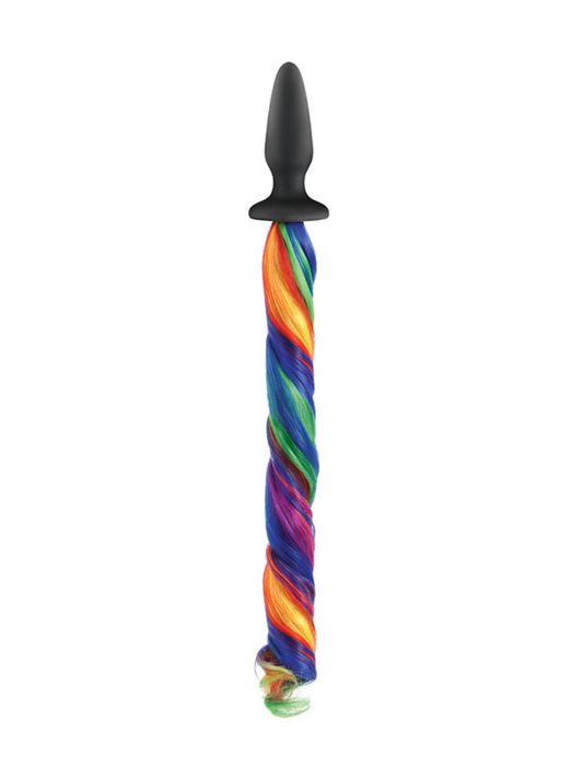 Unicorn Rainbow Tail Silicone Plug