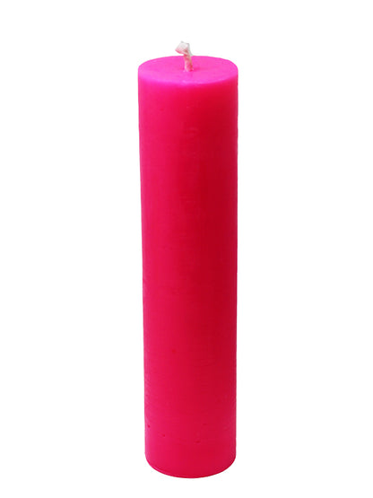 Play Wax Pillar UV Candle Pink - Come As You Are