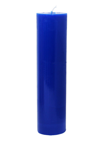 Play Wax Pillar Candle Deep Blue - Come As You Are