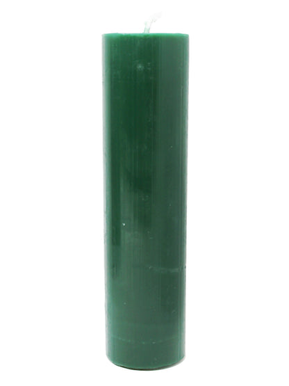 Play Wax Pillar Candle Forest Green - Come As You Are